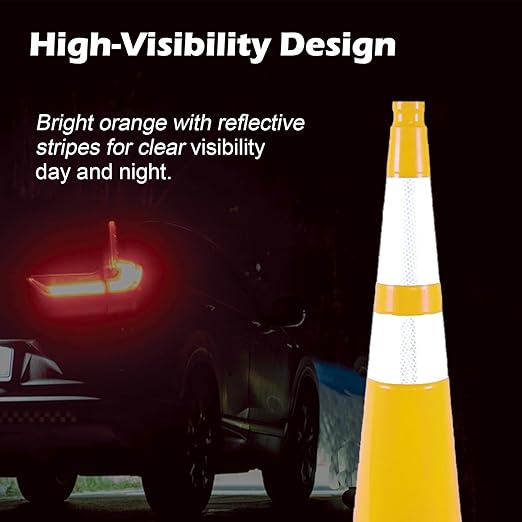 360 Pack 36" Yellow Traffic Cones - Image 4