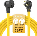 TOOLIOM 30A 10AWG 20FT Welder Extension Cord 6-50P to 6-50R Heavy Duty Power by TOOLIOM