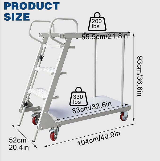 Heavy Duty Platform Truck Cart, Moving Flatbed Cart - Image 2