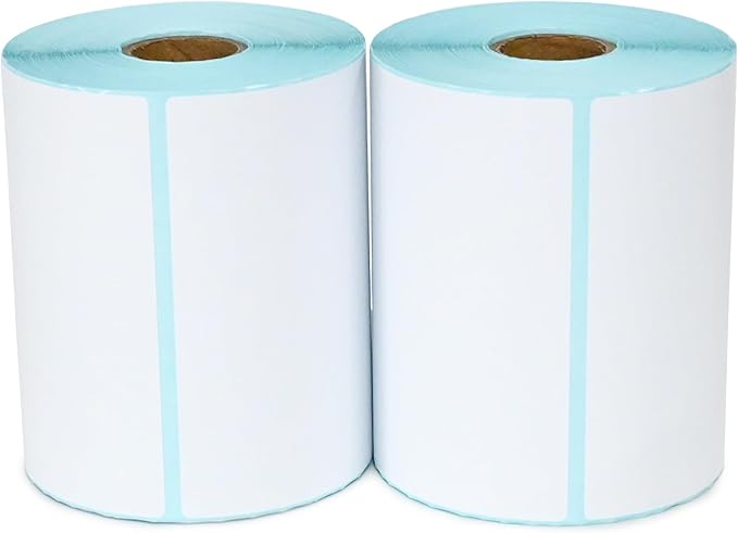 L LIKED 500 PCS 4"x6" Thermal Shipping Labels -250 Labels/Roll, Direct Thermal by LLIKED