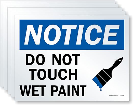 SmartSign 9 x 12 inch “Notice - Image 3
