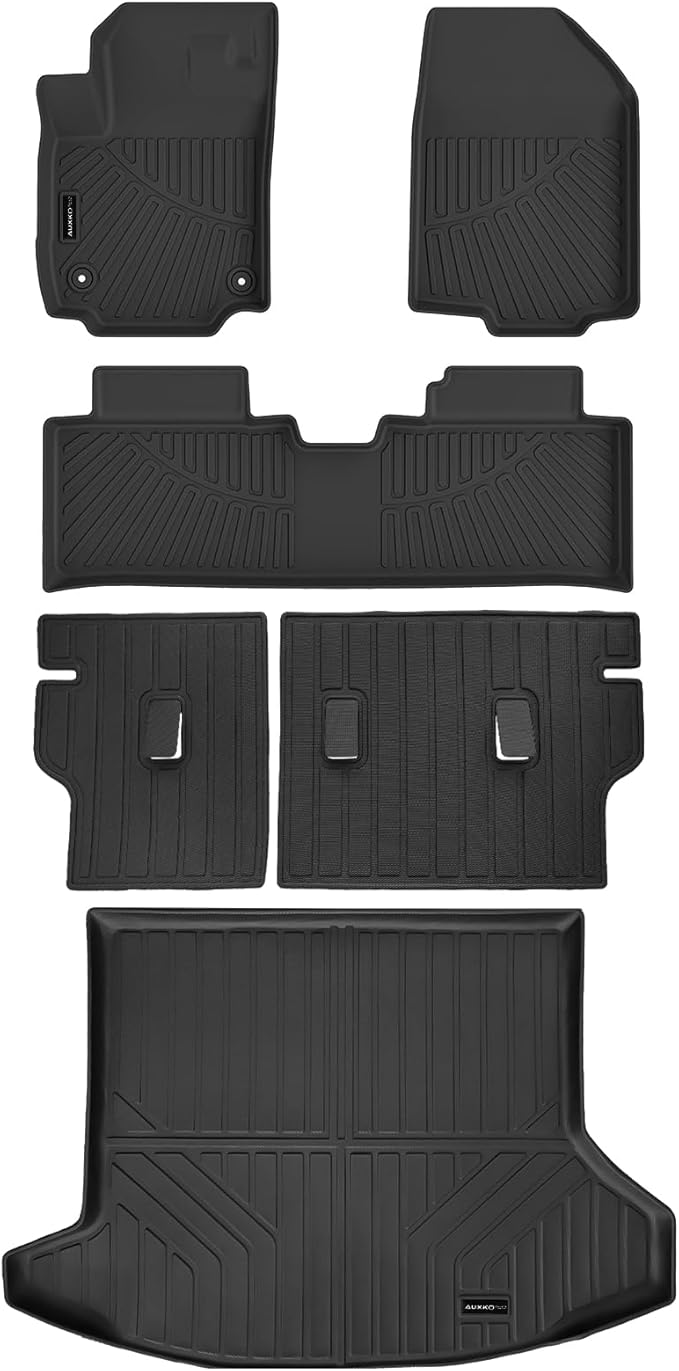 Auxko All Weather Floor Mats Cargo Mat Backrest Mat Fit - Image 2