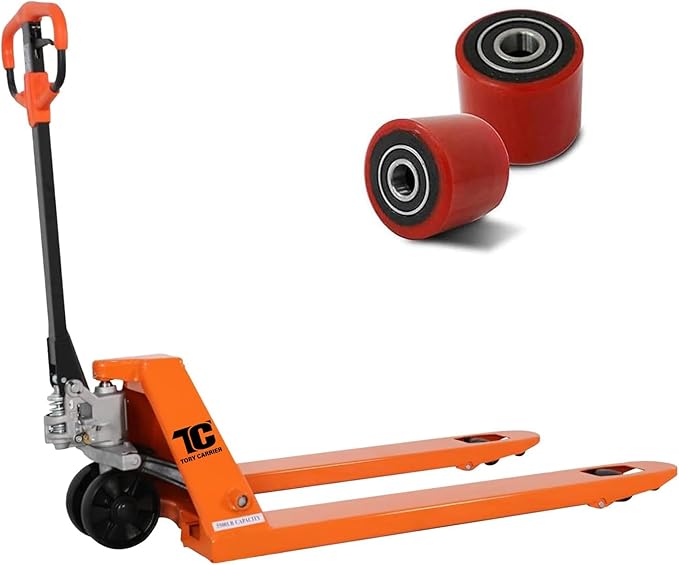 T Tory Carrier Pallet Jack, 5500 Lb. Capacity 21 x 48 Forks Mannual Pallet Truck by TTORYCARRIER