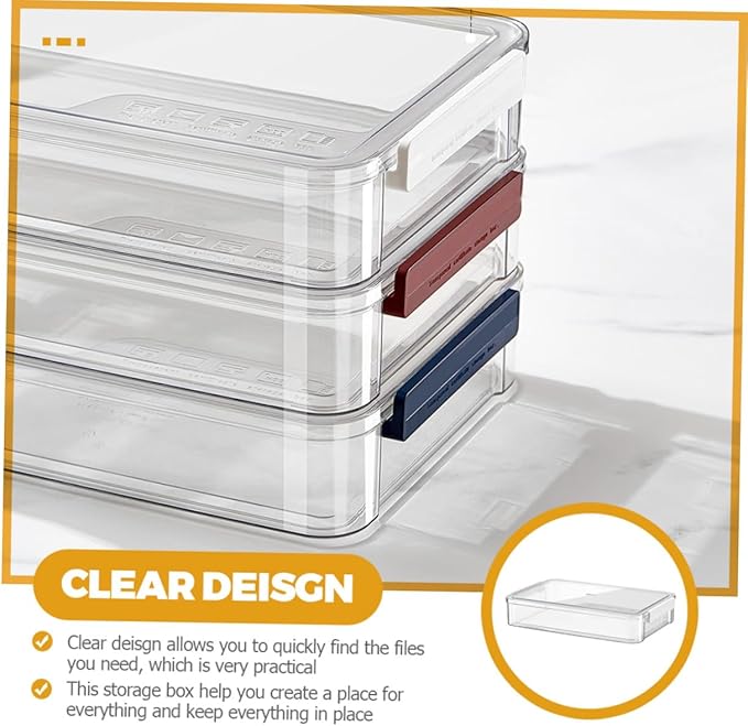 Transparent Stackable File Storage Box - Image 5
