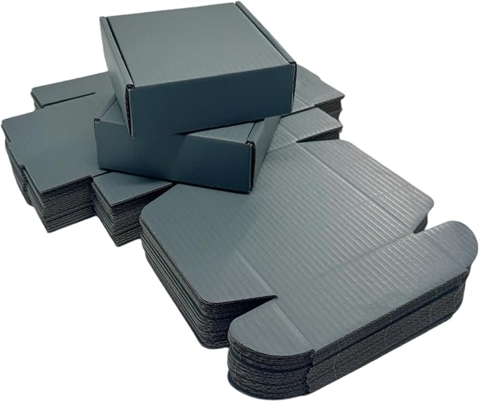 15 Pcs 6 x 6 x 2 inches Corrugated Cardboard Gift Boxes Recyclable Shipping - Image 4