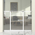 41" Extra Tall Cat Gate for Doorway, 54.8-57.4'' Metal Pet Baby Safe Gate by THEYFIRST