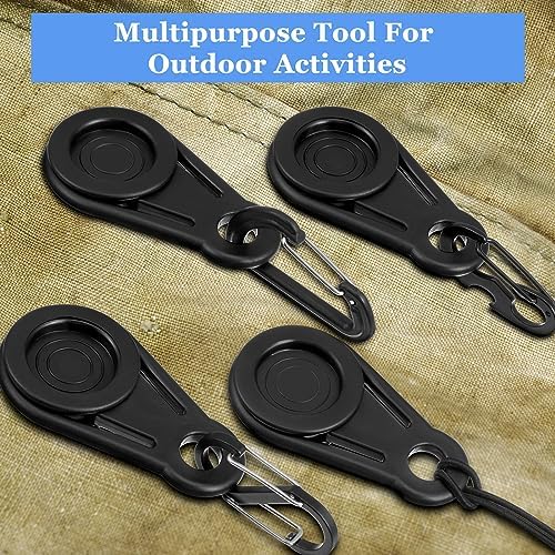 Hotop 20 Pcs Tarp Clips Heavy Duty No Hole Tarp Clamps for Camping - Image 4