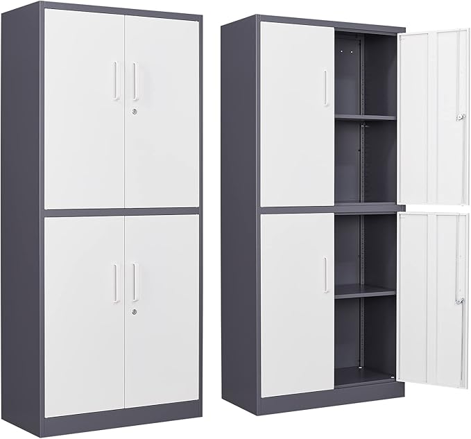 STANI Metal Storage Cabinet, Locking Steel Cabinet by STANI