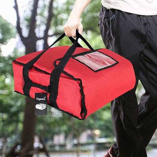 Pizza Bag, Thermal Pizza Delivery Bags Insulated Pizza Delivery Bag Pizza Boxes - Image 7