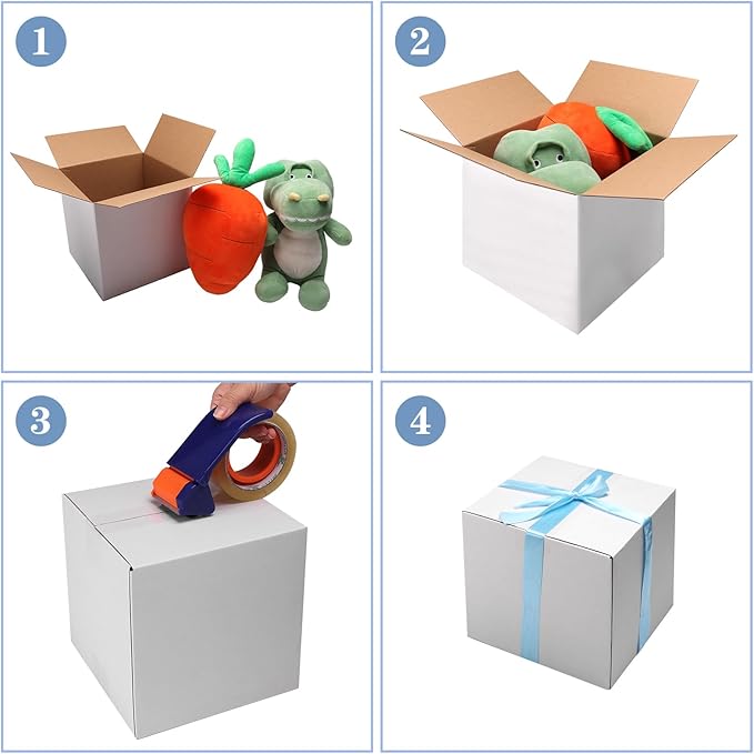 Hoikwo 8x8x8 Shipping Boxes Set of 25 - Image 4