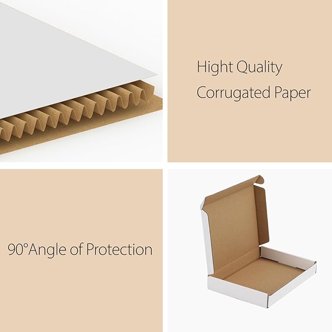 RLAVBL 7x5x1 Shipping Boxes Set of 50, Mailer Box - Image 3