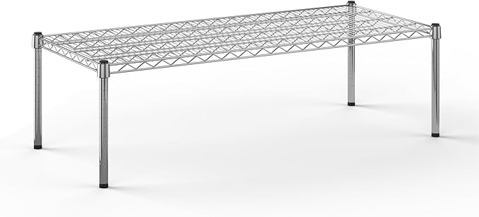 21''W x 48''L x 14''H Chrome Plated Wire Dunnage Rack | Off The Floor Storage by Regal+Altair