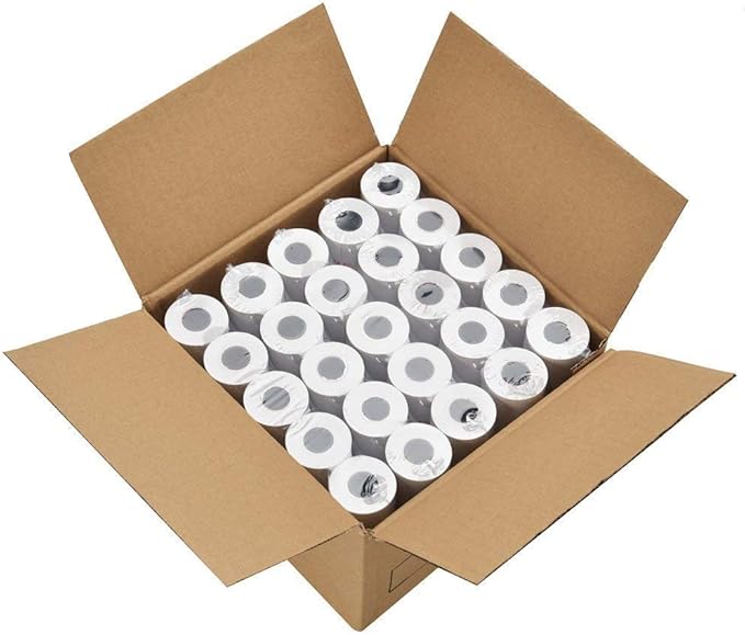 RyhamPaper 100 Rolls Thermal Receipt Paper, Thermal Paper 2 1/4" x 50' Pos by RyhamPaper