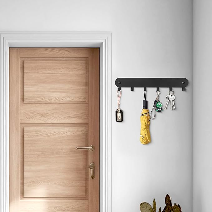 2 Pack Key Holder for Wall, Key Hooks, Key Holder Wall Mount Self Adhesive - Image 7