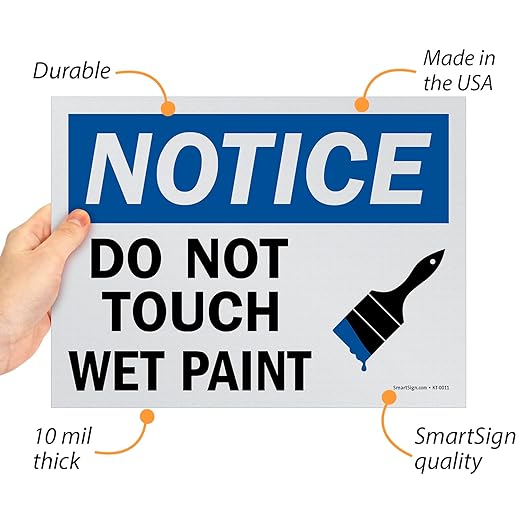 SmartSign 9 x 12 inch “Notice - Image 4