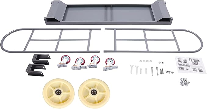 Gray Heavy Duty U-Boat Platform Truck Cart - Image 9