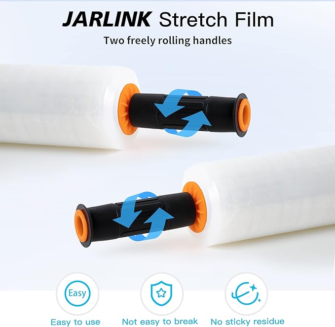 JARLINK Stretch Film, 15 Inch x 1000 Feet Shrink Wrap - Image 5