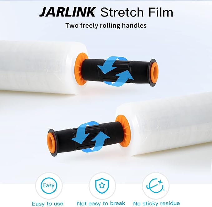 JARLINK Stretch Film, 15 Inch x 1000 Feet Shrink Wrap - Image 5