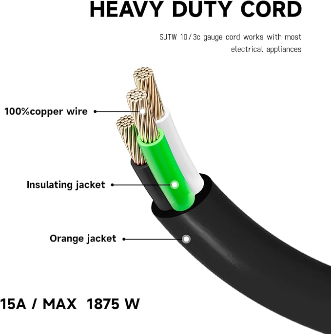 EP 10 Ft Lighted Outdoor Extension Cord - Image 6