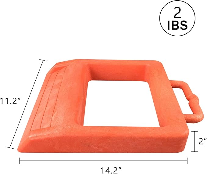 ROBLOCK Pallet Jack Chock Heavy Duty Wheel Chock, Pallet Jack Stopper - Image 2