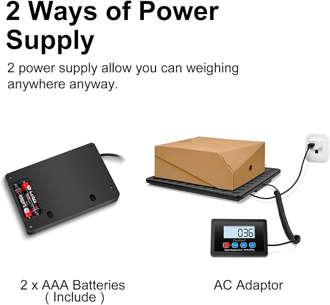 Fuzion Shipping Scale, 440LB x 10g High Accuracy Digital Postal Scale, Durable - Image 5