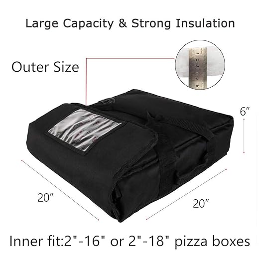 Insulated Food Delivery Bag Pizza Delivery Bags Professional Pizza Warmer - Image 2