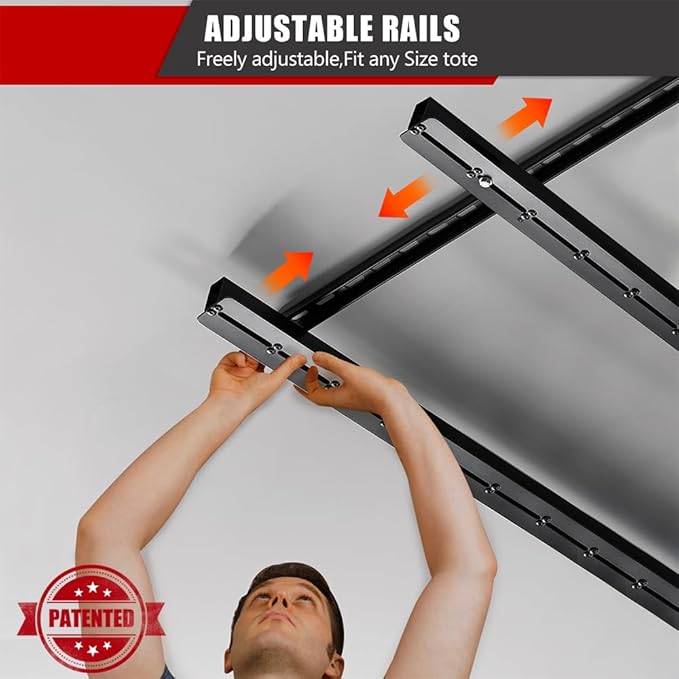 Ultrawall Overhead Garage Storage Racks, Adjustable Garage Ceiling Storage Rack - Image 3