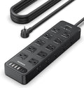 Power Strip Surge Protector Flat Plug by Unknown