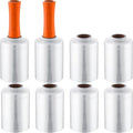 Jutom 8 Pcs Clear Stretch Wrap Roll Plastic Wrap by Jutom