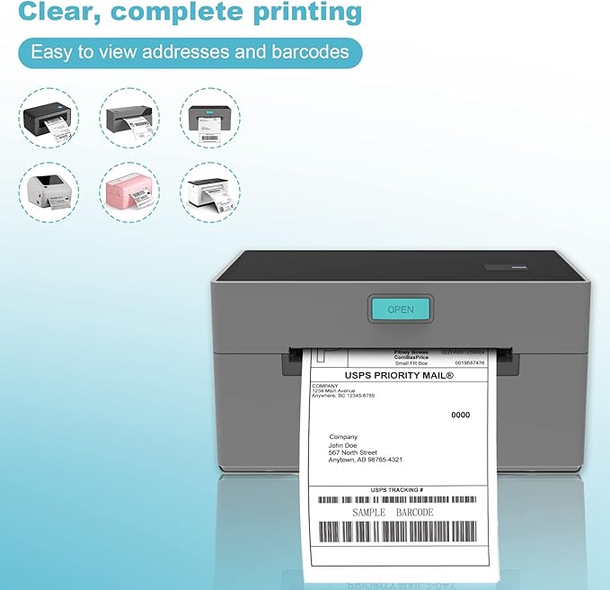 SJPACK 4x6 Thermal Labels, 8000 Shipping Labels - Image 5