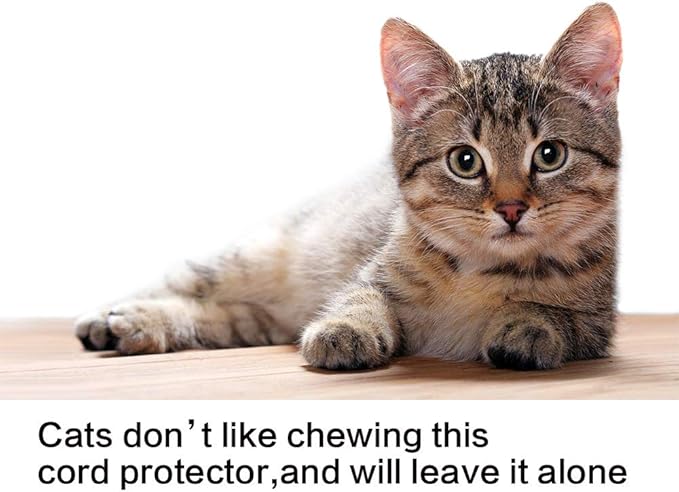 Alex Tech 10ft - 3/4 inch Cord Protector Wire Loom Tubing Cable Sleeve Split - Image 4