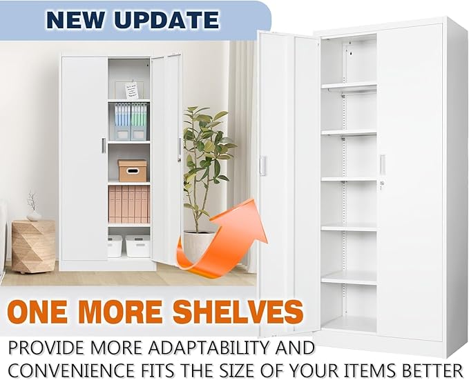 BESFUR Metal Storage Cabinet - Image 5
