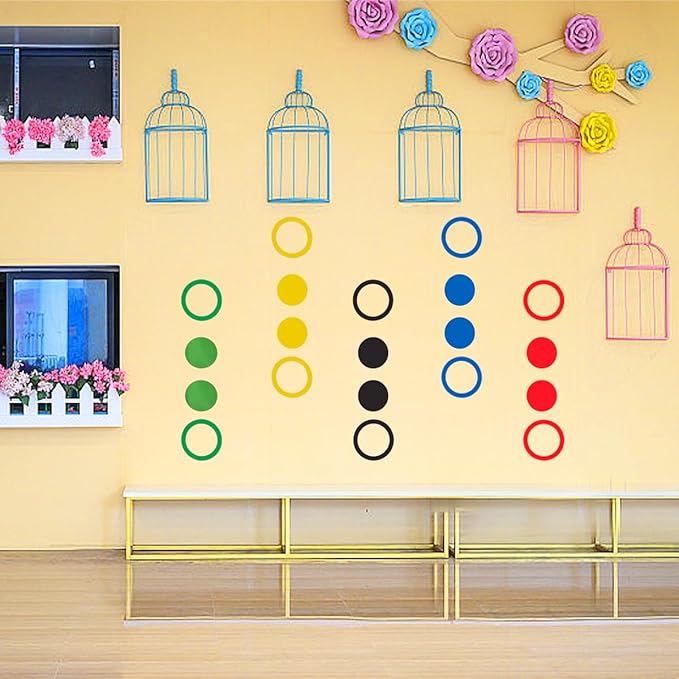 6.69inch Colored Moving Large Round Labels-15PCS Circle Labels Dots Stickers - Image 4