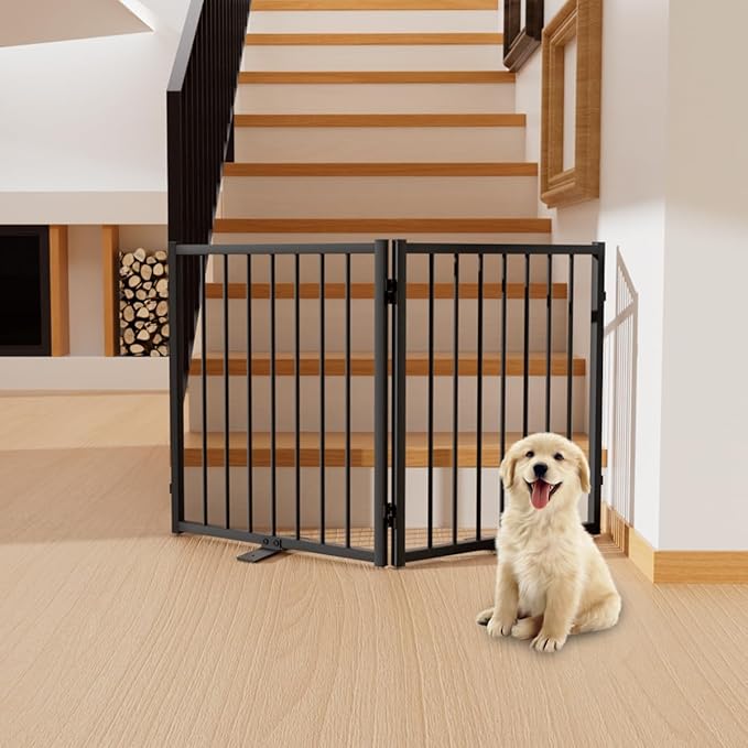 Full Metal Freestanding Dog Gate - Image 2