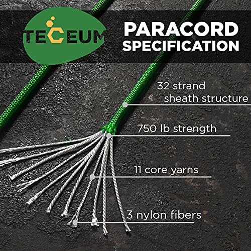 Paracord Rope 550 lb 4mm – Parachute Cord – Utility Camping Rope - Image 2