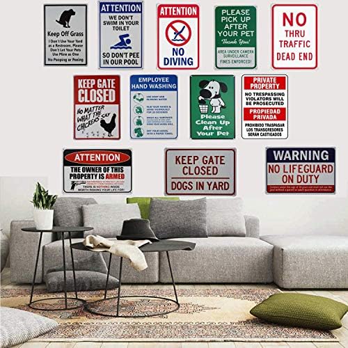 Private Property No Trespassing Metal Sign (2 Pack), 12 X 8 Inches Rust Free Aluminum Sign - Reflective Weatherproof - Easy to Mount - Indoor & Outdoor Use - Image 3