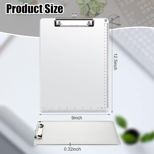 16 Pieces Metal Clipboard, A4 Letter Size 12.5 x 9 Inch Aluminum Edge Document - Image 2