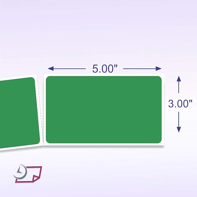 NextDayLabels 500 Rectangle Stickers - Image 2