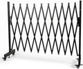 11 FT 44" High Industrial Metal Expandable Barricade，Retractable Traffic Fence by JTZFD