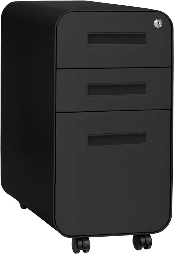 Laura Davidson Furniture Stockpile Slim 3-Drawer Mobile File Cabinet by LauraDavidsonFurniture