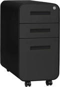 Laura Davidson Furniture Stockpile Slim 3-Drawer Mobile File Cabinet by LauraDavidsonFurniture