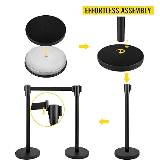 VEVOR Crowd Control Stanchion, Stanchion Set - Image 6