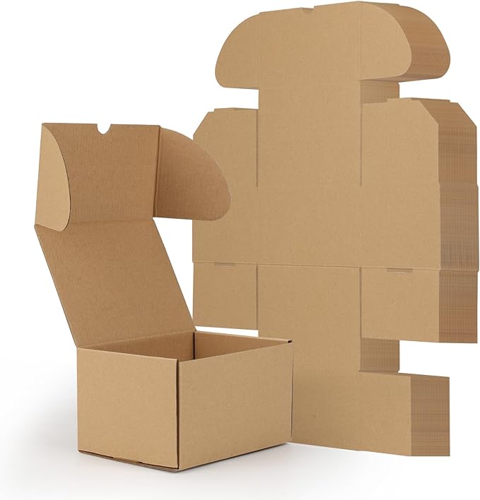 RLAVBL 7x5x4 Small Shipping Boxes Set of 40 by RLAVBL