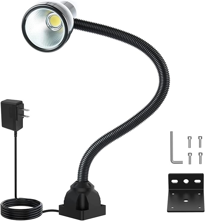 Flexible Work Light, 12W Machine Light, 1200 Lumen Flexible Work Light by XinYiQimachinelightilluminateallthedarkness