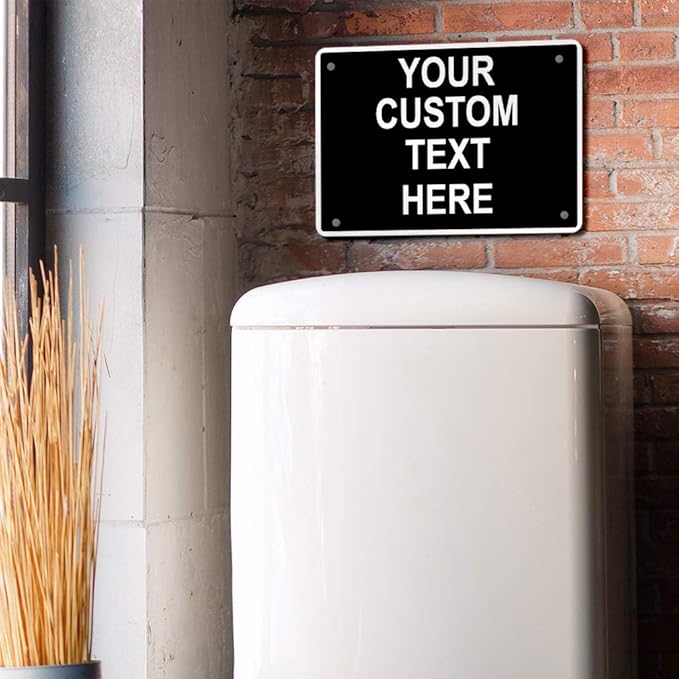 Aluminum Weatherproof Metal Sign Multiple Sizes Custom Personalized Text Here - Image 5