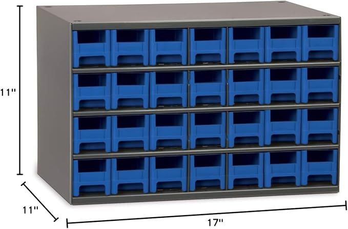 Akro-Mils Steel Garage Storage Cabinet, Small Parts Organizer Metal Cabinet - Image 5
