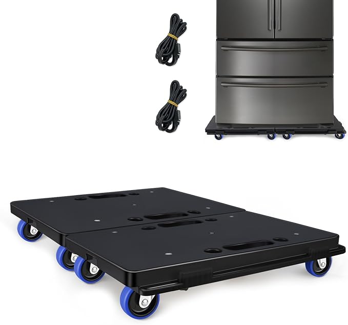 Furniture Dolly, Moving Dolly 4 Wheels Heavy Duty, 16in-11in 500lbs Capacity by Uholan