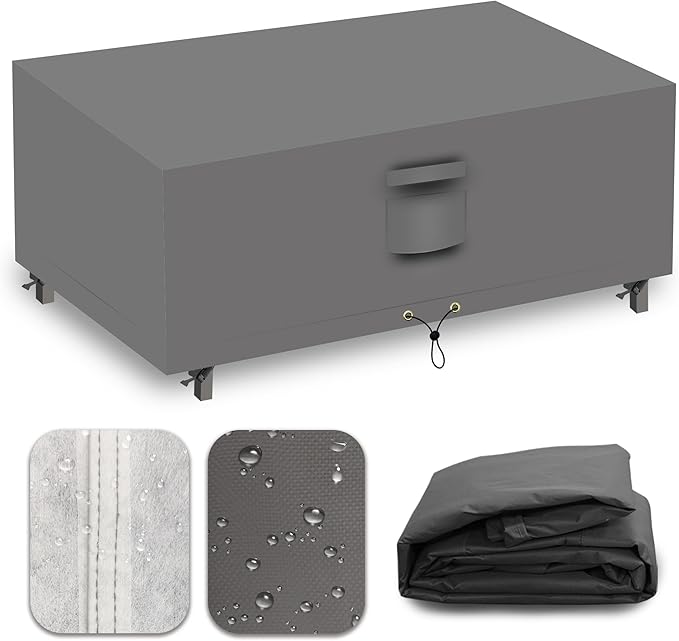 Heavy Duty Patio Furniture Covers Waterproof, 600D Outdoor Furniture Cover by CNCZMH