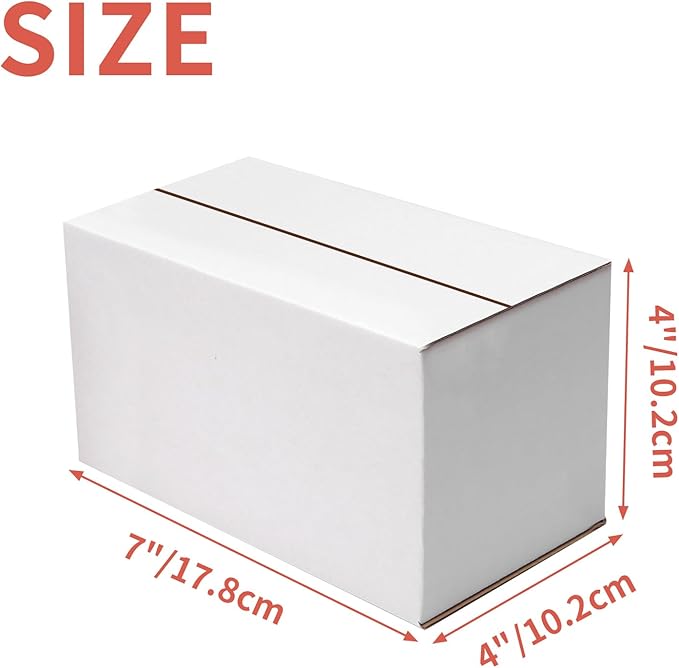 25 Packs Small Shipping Boxes 7x4x4 Inches - Image 2