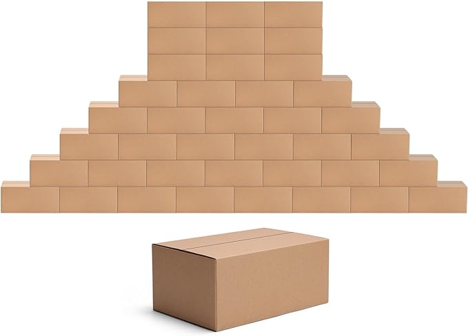 EdenseeLake 40 Pack 9x6x4 inches Shipping Boxes Small Cardboard Boxes by Edenseelake